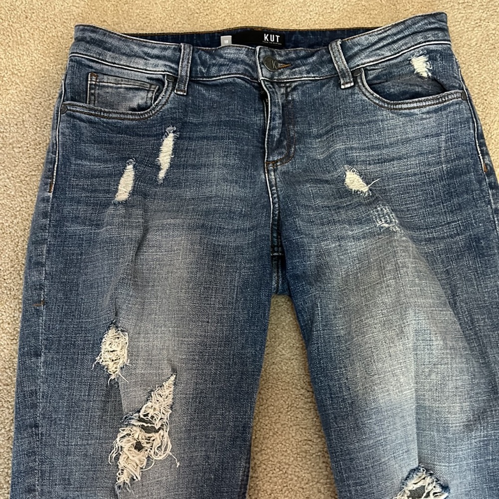 Kut From The Kloth Catherine Boyfriend Torn Jeans - Picture 2 of 6